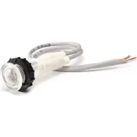 Emas S100LB1 Plastik LED'li 12V AC/DC Beyaz 10 mm Sinyal 