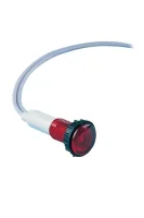 Emas S100LK1 Plastik LED'li 12V AC/DC Kırmızı 10 mm Sinyal 