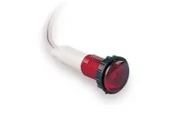 Emas S100LK2 Plastik LED'li 24V AC/DC Kırmızı 10 mm Sinyal 