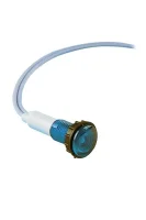 Emas S100LM Plastik LED'li 230V AC Mavi 10 mm Sinyal 