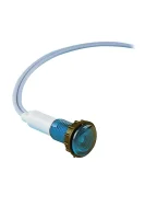 Emas S100LM1 Plastik LED'li 12V AC/DC Mavi 10 mm Sinyal 