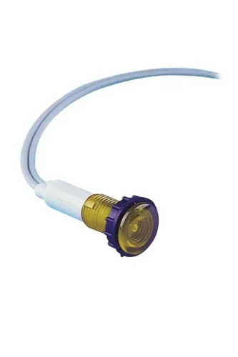 Emas S100LS Plastik LED'li 230V AC Sarı 10 mm Sinyal - 1