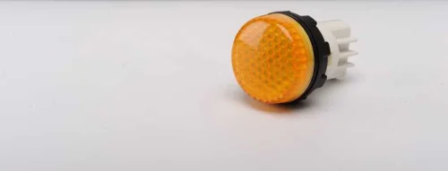 Emas S222LS Plastik LED'li 230V AC Sarı 22 mm Sinyal - 1