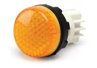 Emas S222LS Plastik LED'li 230V AC Sarı 22 mm Sinyal - 2