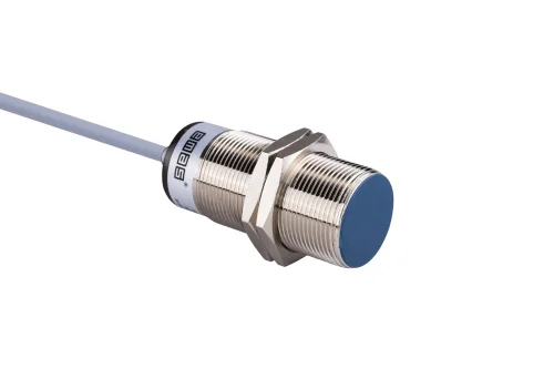 Emas SIM30FM1OC2 Metal Düz NPN-NC 10mm 2m Kablolu M30 Endüktif Sensör - 1