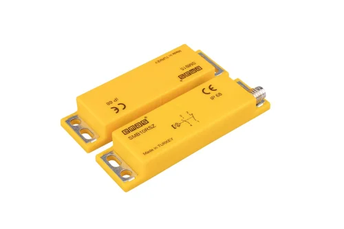Emas SMB10RSZ-B15 Plastik Sağ Çıkış 1NC+1NO 5mm M8*4 Konnektör 78mm Dikdörtgen Manyetik Kapı Switch - 1