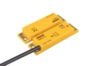 Emas SMB21LC2-B15 Plastik Sol Çıkış 2NC 5mm LED'li 2m Kablolu 78mm Dikdörtgen Manyetik Kapı Switch - 1