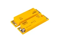 Emas SMB21LSZ-B15 Plastik Sol Çıkış 2NC 5mm LED'li M8*4 Konnektör 78mm Dikdörtgen Manyetik Kapı Switch - 1