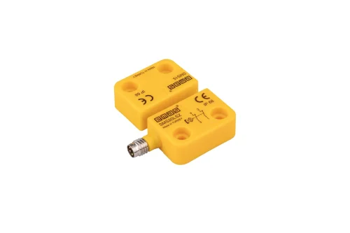Emas SMS20LSZ-S15 Plastik Sol Çıkış 2NC 5mm M8*4 Konnektör 22mm Dikdörtgen Manyetik Kapı Switch - 1