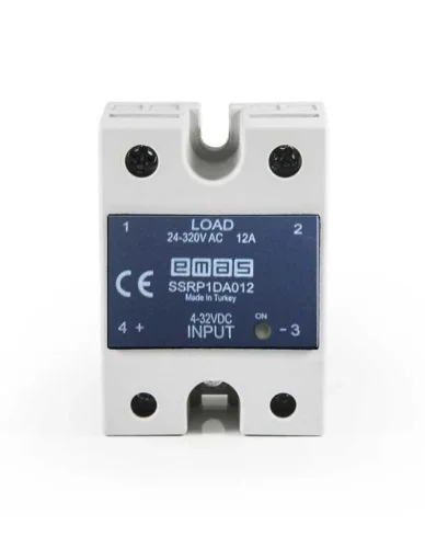 Emas SSRP1DA012 Klemensli 24-320V 12A Solid State Röle - 1