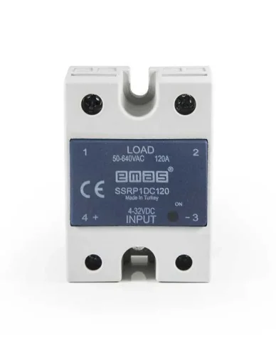 Emas SSRP1DC120 Klemensli 50-640V 120A Solid State Röle - 1