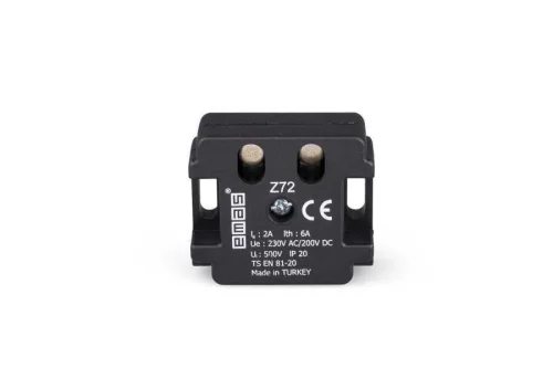 Emas Z72 Priz Çift Giriş Siyah Asansör Kapı Sivici - 2