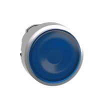 Entegre Led İçin Mavi Sıva Altı Işıklı Basmalı Düğme Başlığı Ø22 İtme-İtme - 1