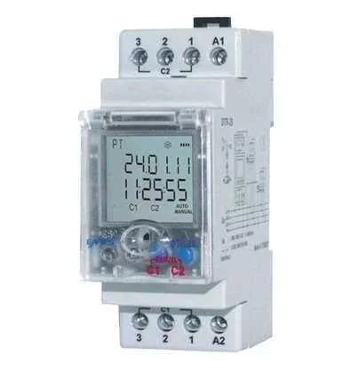 ENTES DTR-25 Astronomik Zaman Rölesi, 5 Vakit Namaz Saati Programı Çalışma Gerilimi 230V AC - 1