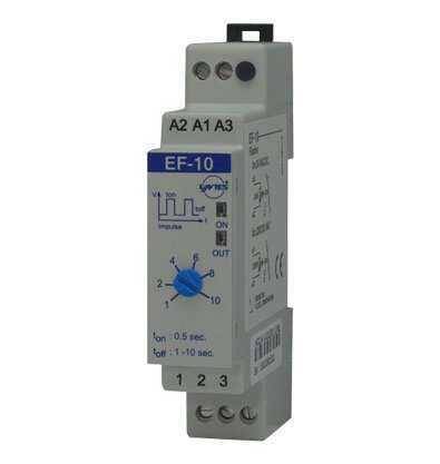 ENTES EF-10-220V AC Zaman Rölesi Çalışma Gerilimi 24-240V AC/DC Zaman 1-10sn/0.5sn - 1
