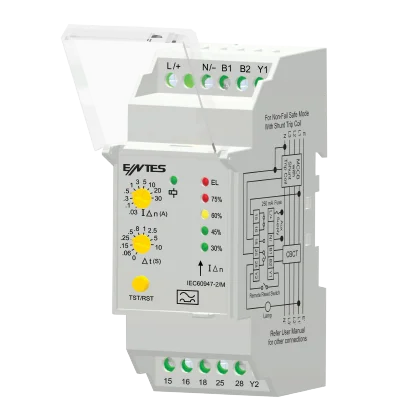 ENTES ELR-30-A Toprak Kaçak Akım Rölesi Oto Reset 30mA-30A - 1