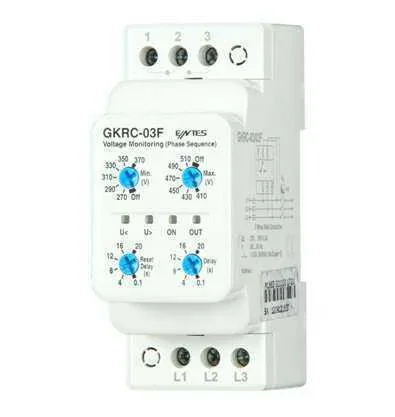 ENTES GKRC-03F Gerilim Koruma Rölesi - 1