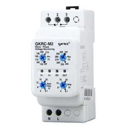 ENTES GKRC-M2 Gerilim Koruma Rölesi - 1