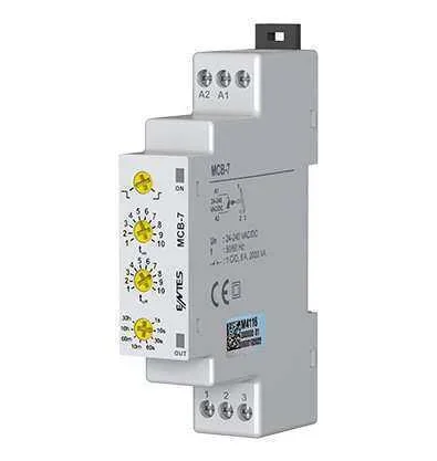 ENTES MCB-7 Zaman Rölesi Çalışma Gerilimi 24-240V AC/DC Zaman 0,1sn - 30 saat - 1