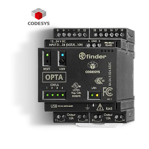 Finder 8A.04.9.024.8300 Tip 8A.04 - Opta Programlanabilir Lojik Röle (Plr) - 1