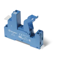 Finder 97.01SPA Vidalı (Kutu Mandalı) Uçlara Sahip Röle Soket - 1