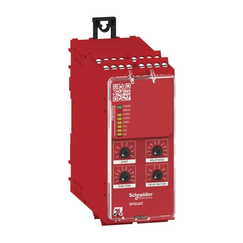 Schneider Electric XPSUAT13A3AP Güvenlik Modülü Cat.4 - XPSUAK + Gecikmeli Çıkışlar- 24V AC/DC - 1