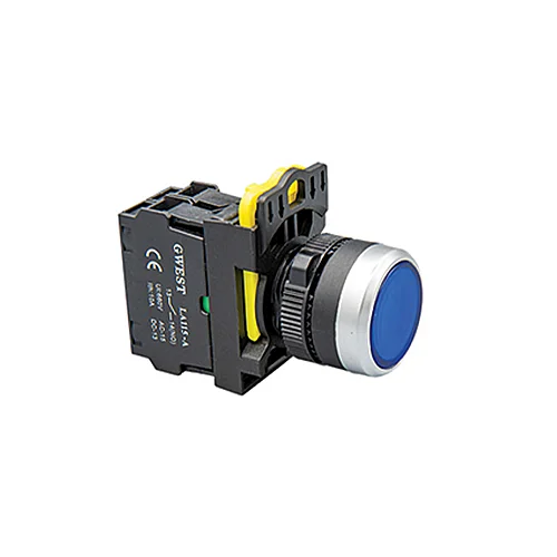 Gwest 6014 A5-21D (Mavi) 220V. Led Işıklı Start Buton - 1
