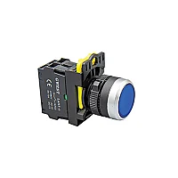 Gwest 6024 A5-21D-24 (Mavi) 24V. Led Işıklı Start Buton - 1