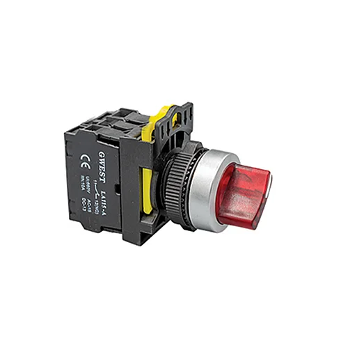 Gwest 6035 A5-02Xsd (Kırmızı) 220V. Led Işıklı ( 1-0-2 ) - 1