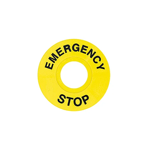 Gwest 6105 ( Fd/60 ) 60Mm Acil Stop Etiketi - 1