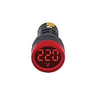 Gwest 6501 22Mm Kırmızı 24V-450V Voltmetre - 1