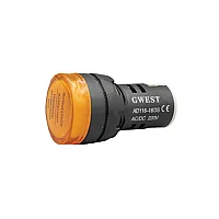 Gwest 6633 16Mm Sarı 24V. Sinyal Lambası - 1