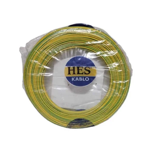 Hes H05V-K 1X0,75 mm² Sarı-Yeşil Renk NYAF Kablo - 1