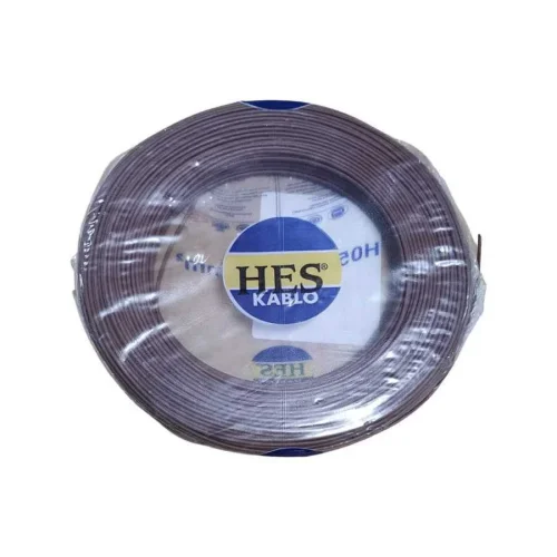 Hes H05V-K 1X1 mm² Kahve Renk NYAF Kablo - 1
