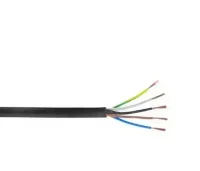 Hes H05VV-F 5X1,5 mm² Siyah Renk TTR Kablo - 1