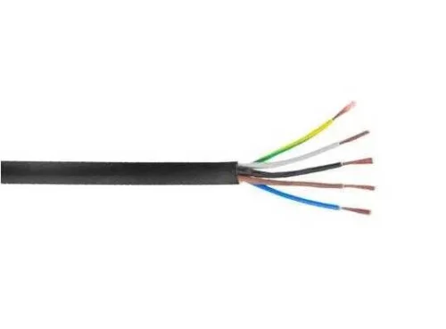Hes H05VV-F 5X6 mm² Siyah Renk TTR Kablo - 1