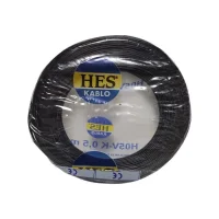 Hes H07V-K 1X0,50 mm² Siyah Renk NYAF Kablo - 3