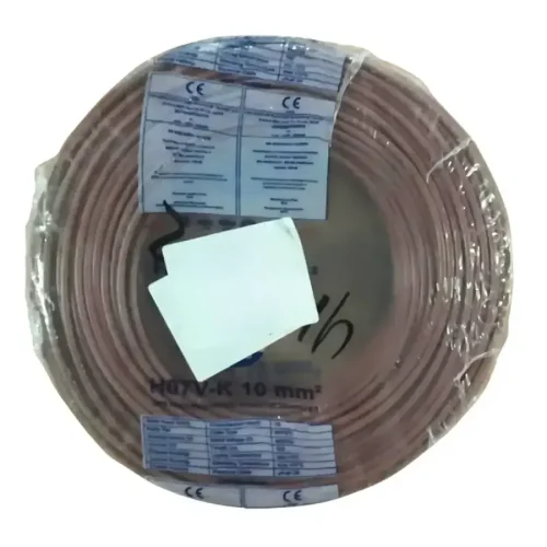 Hes H07V-K 1X10 mm² Kahve Renk NYAF Kablo - 1
