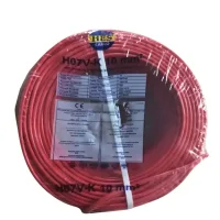 Hes H07V-K 1X10 mm² Kırmızı Renk NYAF Kablo - 1