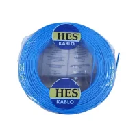 Hes H07V-K 1X1,5 mm² Mavi Renk NYAF Kablo - 1
