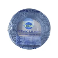 Hes H07V-K 1X1,5 mm² Siyah Renk NYAF Kablo 