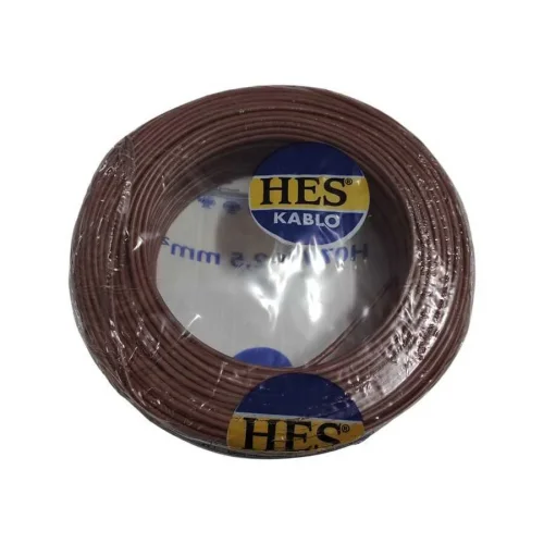 Hes H07V-K 1X2,5 mm² Kahve Renk NYAF Kablo - 1