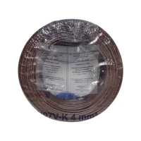 Hes H07V-K 1X4 mm² Kahve Renk NYAF Kablo - 3