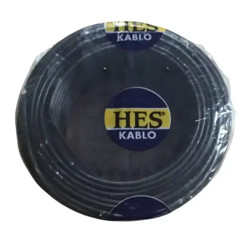 Hes H07V-K 1X6 mm² Siyah Renk NYAF Kablo - 1