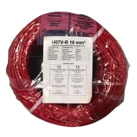 Hes H07V-R 1X10 mm² Kırmızı Renk NYA Kablo - 1