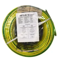 Hes H07V-R 1X10 mm² Sarı-Yeşil Renk NYA Kablo 