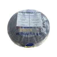 Hes H07V-U 1X1,5 mm² Siyah Renk NYA Kablo - 1