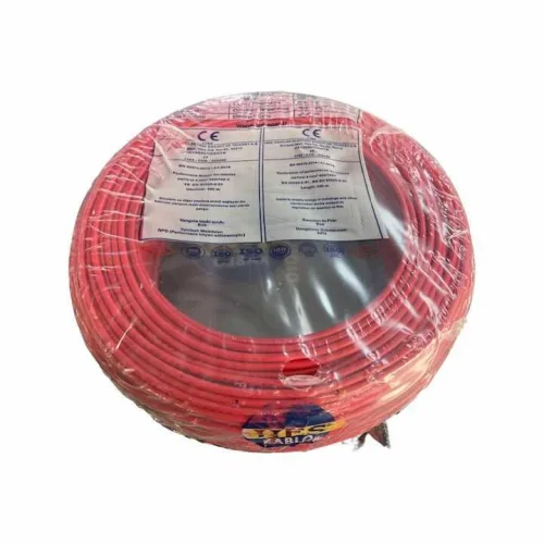 Hes H07V-U 1X6 mm² Kırmızı Renk NYA Kablo - 1