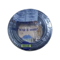 Hes H07V-U 1X6 mm² Siyah Renk NYA Kablo - 1