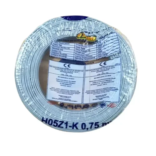 HES H07Z1-K 0,75 mm² Gri Renk NYAF Halogen Free Kablo - 1